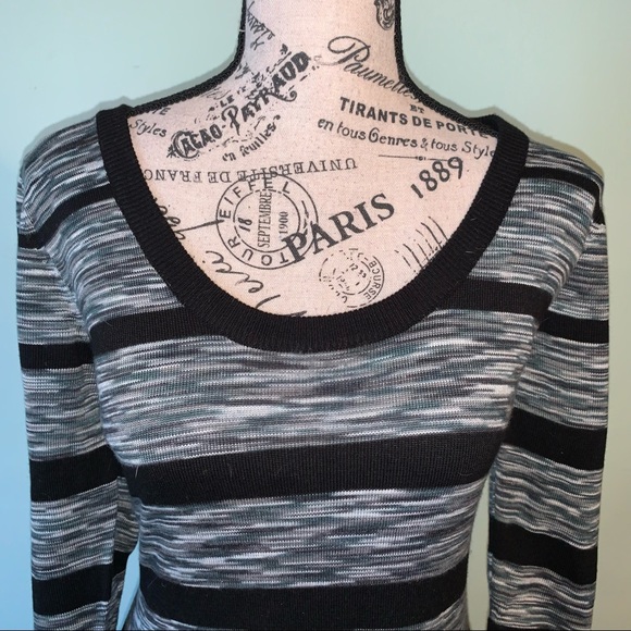 Calvin Klein Black and Gray Ladies Dress Size Medium - Picture 2 of 14